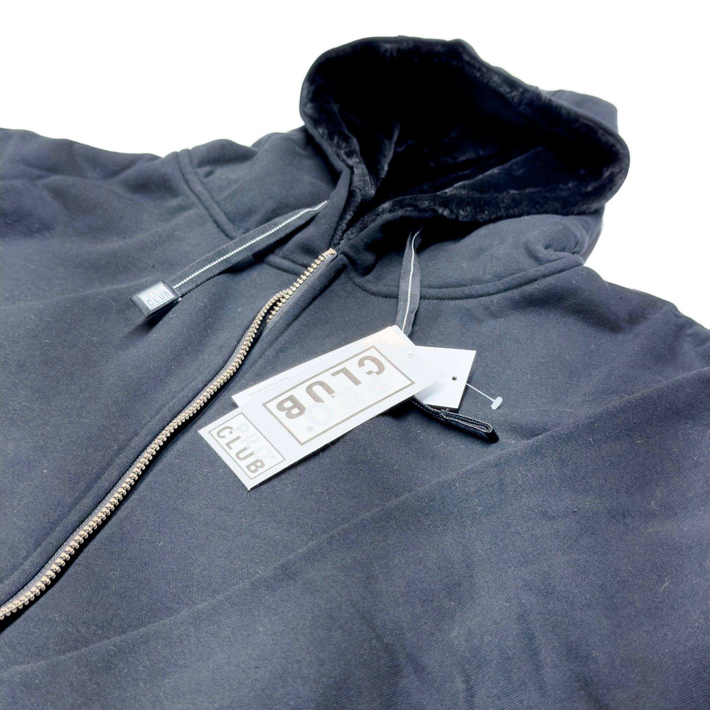 Pro Club Men's Heavyweight Pile Full Zip Hoodie - AI Fashion Mart