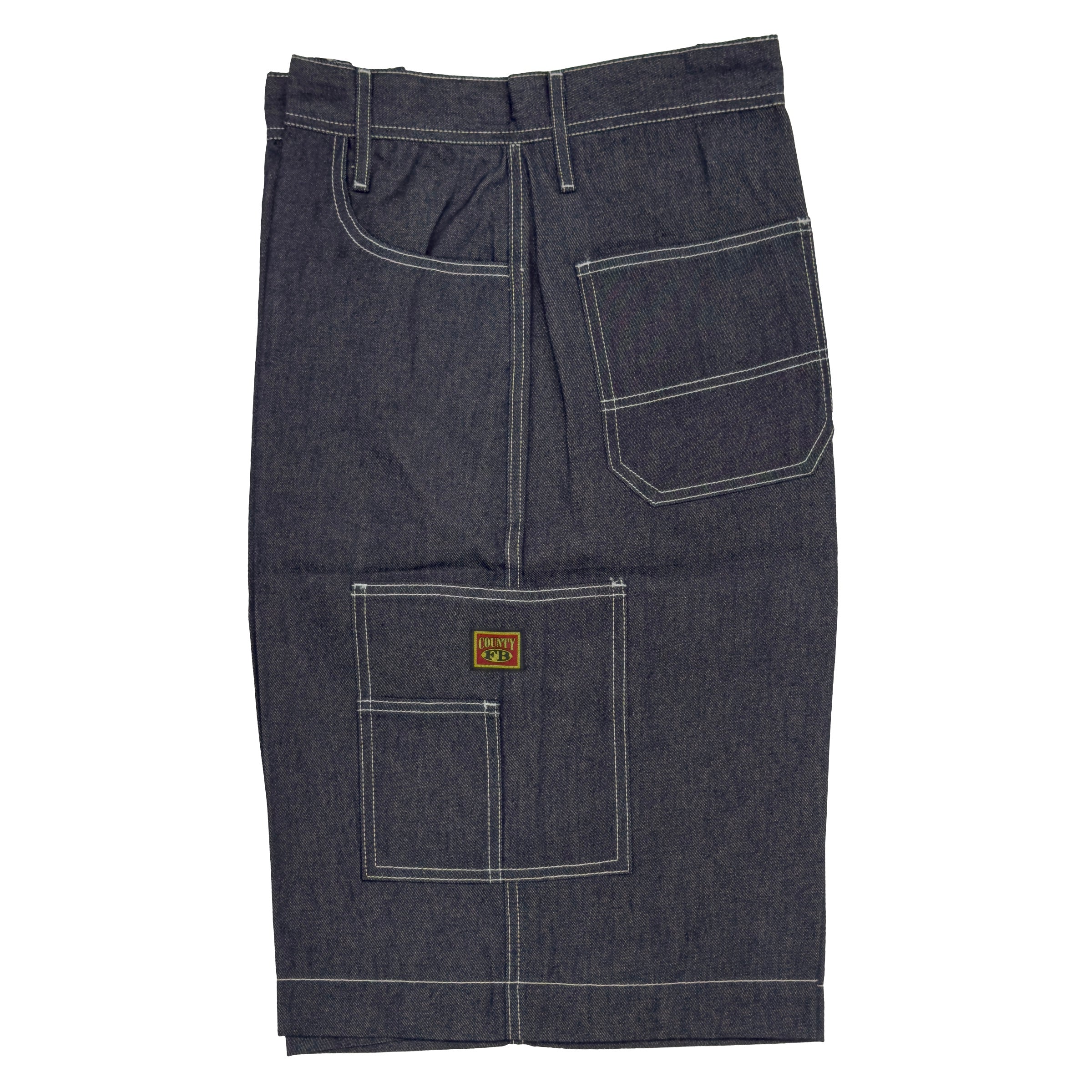 FB County Hard Denim Utility Shorts