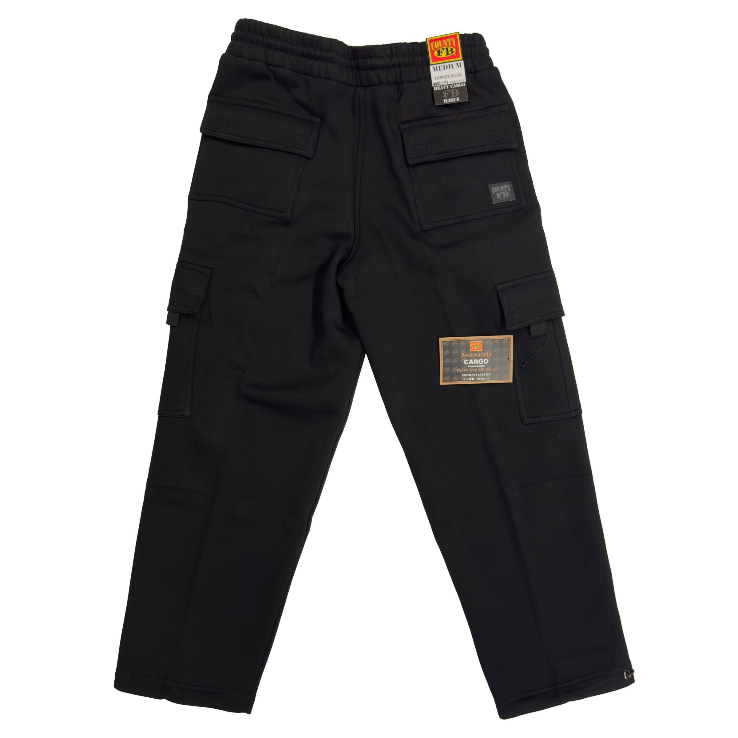 FB County Heavyweight Baggy Cargo Sweatpants - AI Fashion Mart