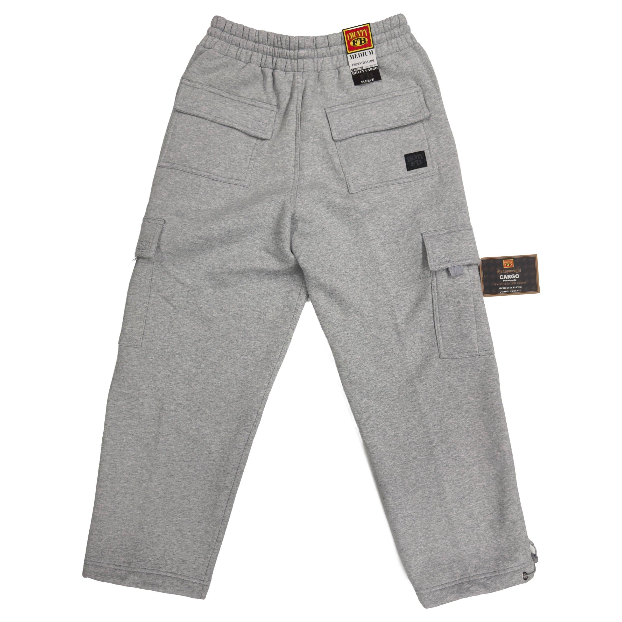 FB County Heavyweight Baggy Cargo Sweatpants - AI Fashion Mart