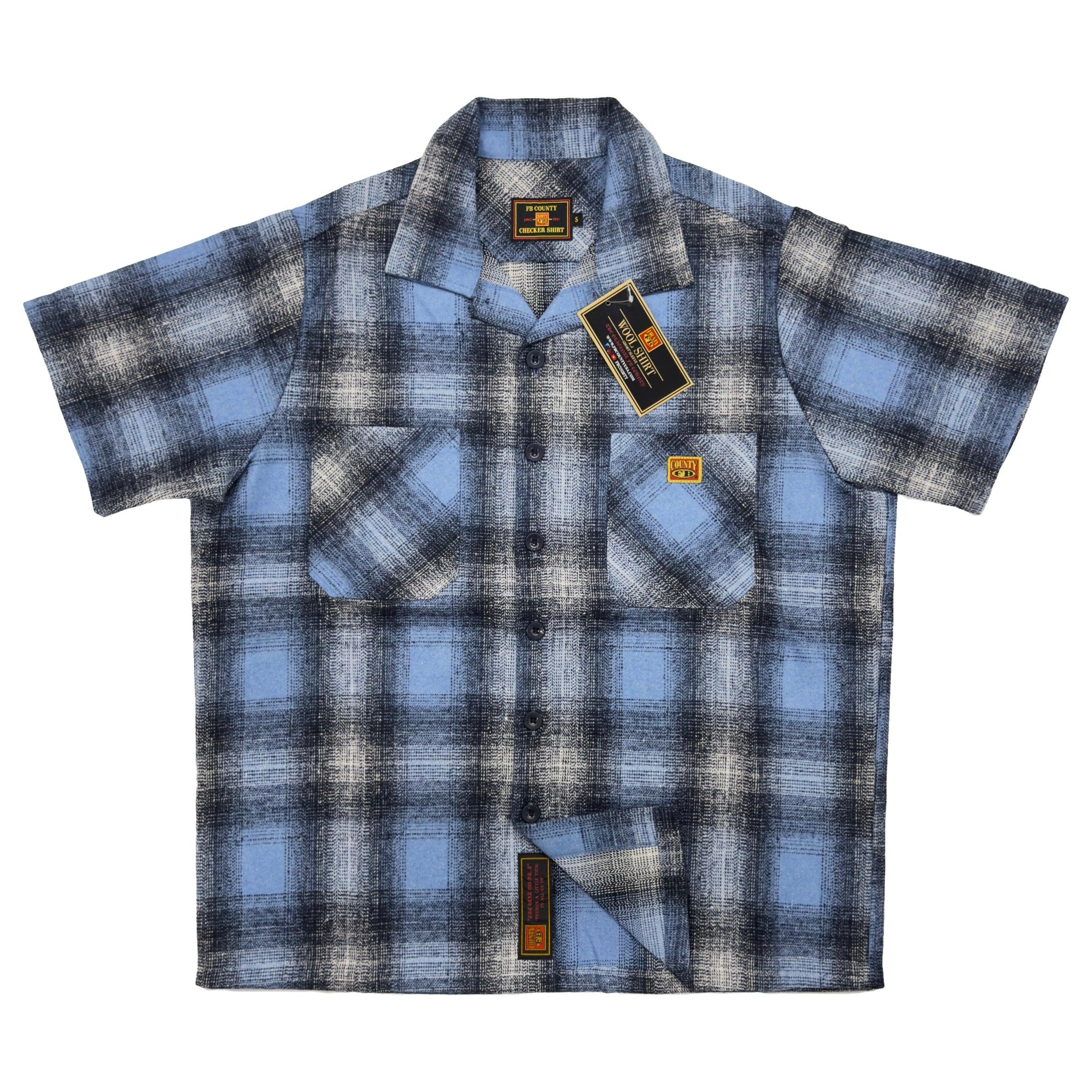 FB County Short Sleeve Wool Shirt - AI Fashion Mart