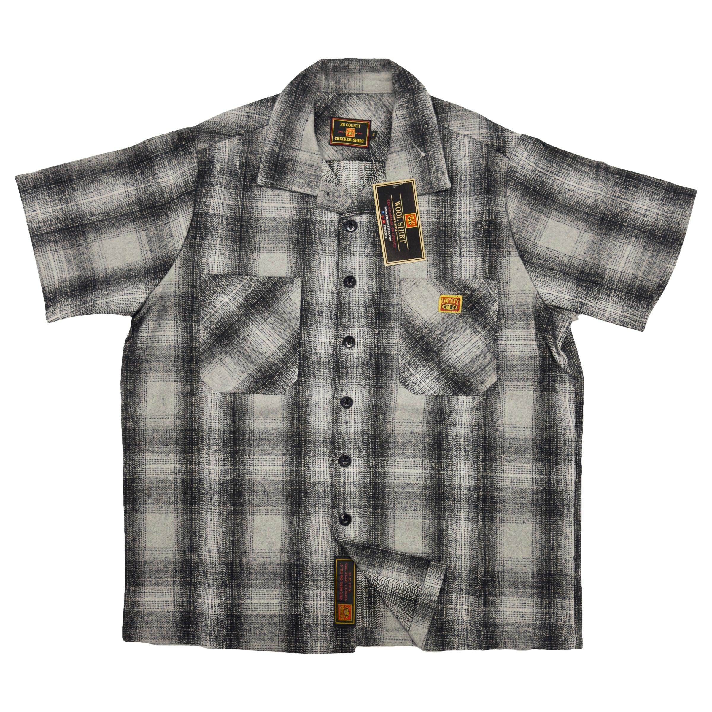 FB County Short Sleeve Wool Shirt - AI Fashion Mart