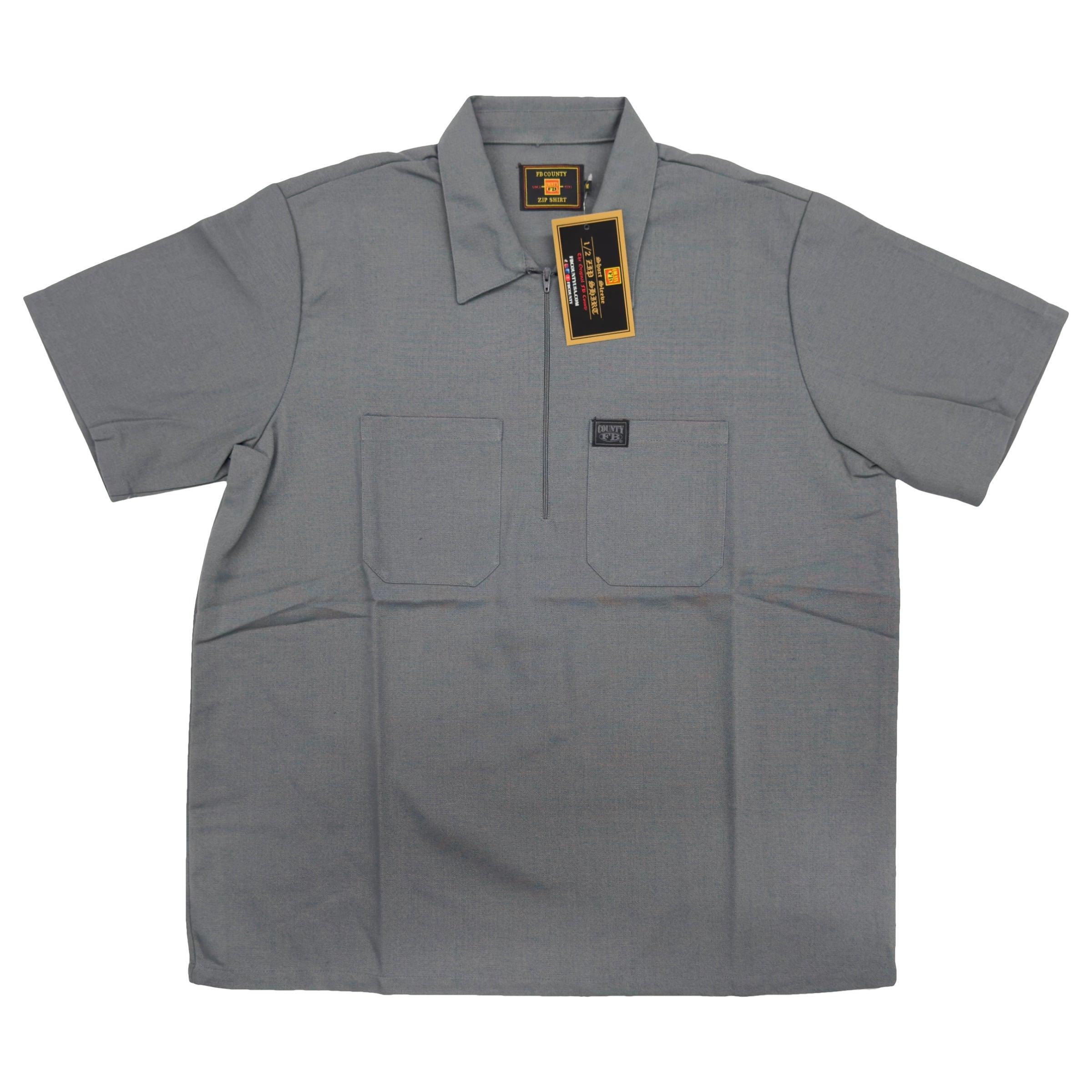 FB County Short Sleeve Zip Shirt - AI Fashion Mart