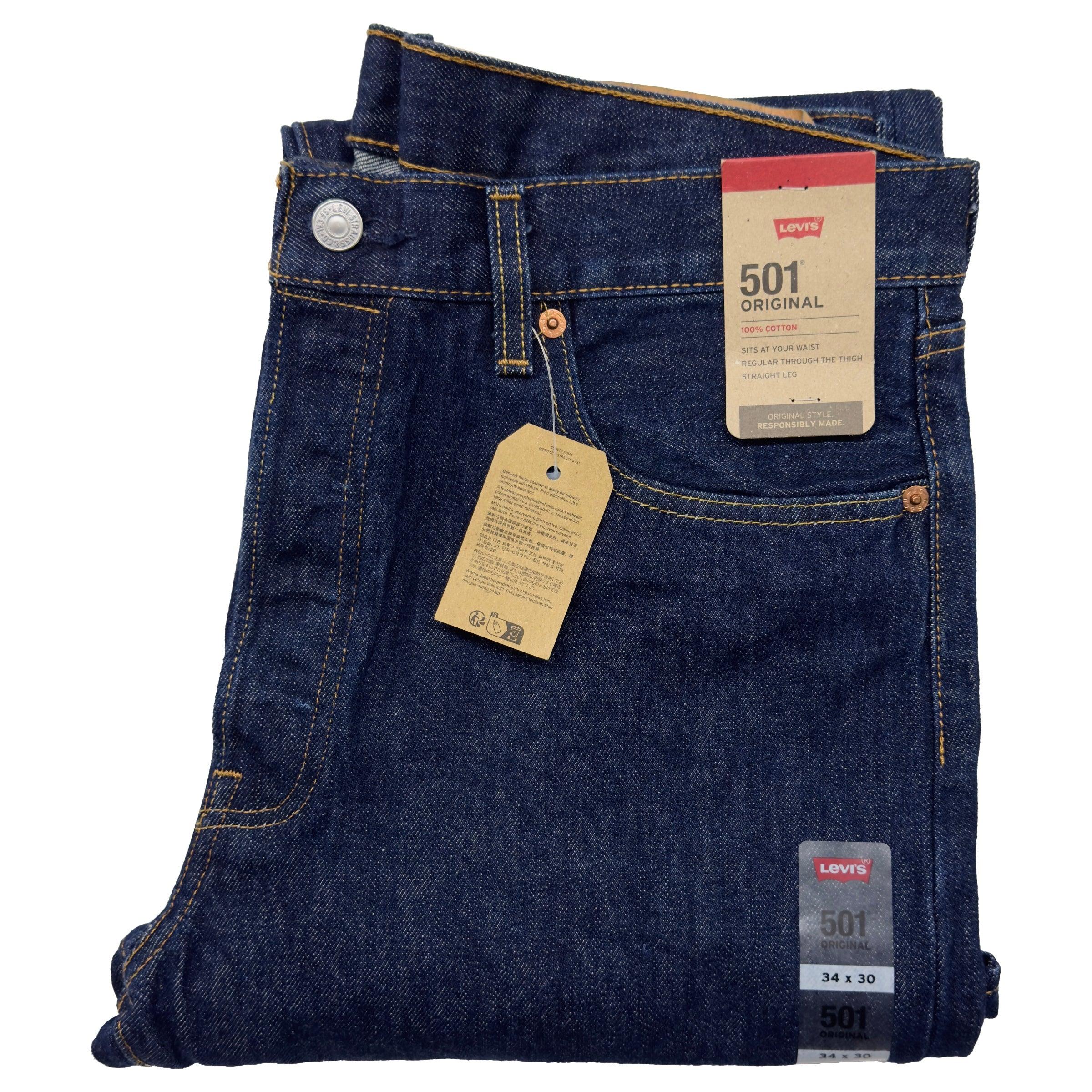 Levi's Men's 501 Original Prewashed Jeans - AI Fashion Mart