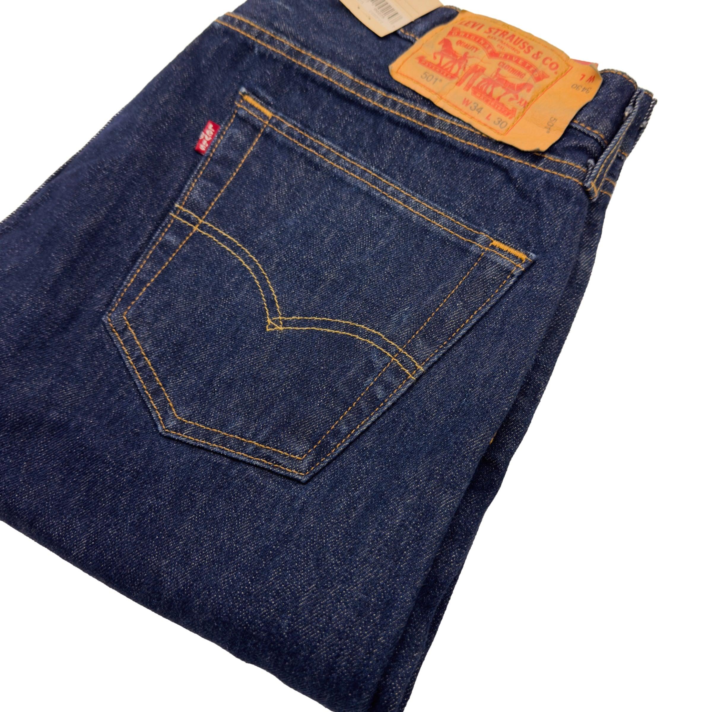 Levi s Men s 501 Original Straight Fit Jeans Dark Stonewash 30x30