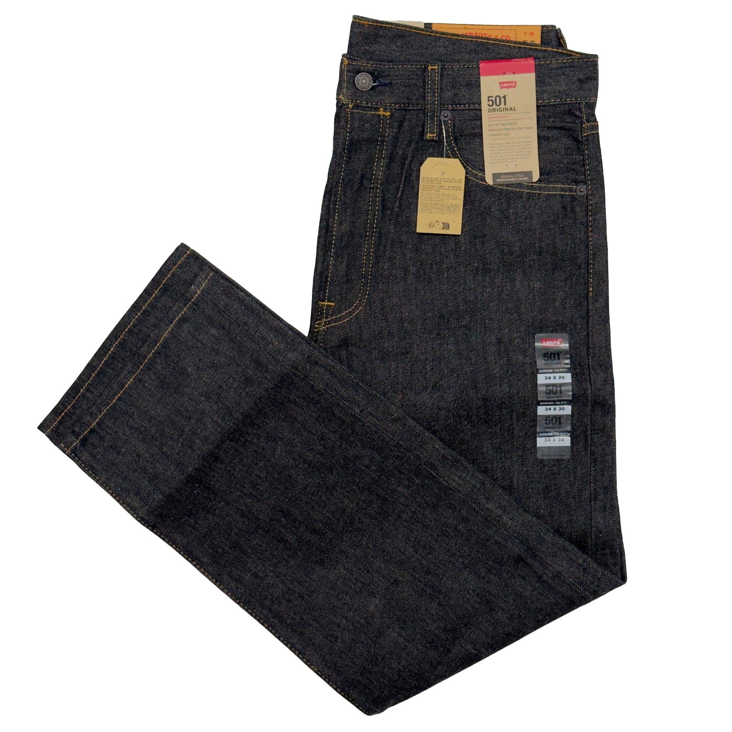 Levi's Men's 501 Original Shrink-to-Fit Non-Stretch Jeans - AI Fashion Mart