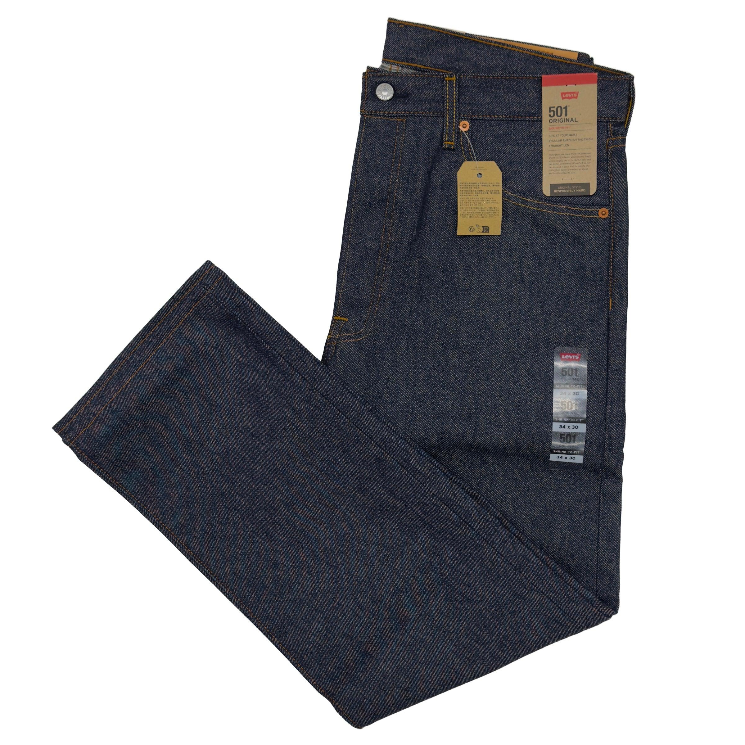 Levi's Men's 501 Original Shrink-to-Fit Non-Stretch Jeans - AI Fashion Mart