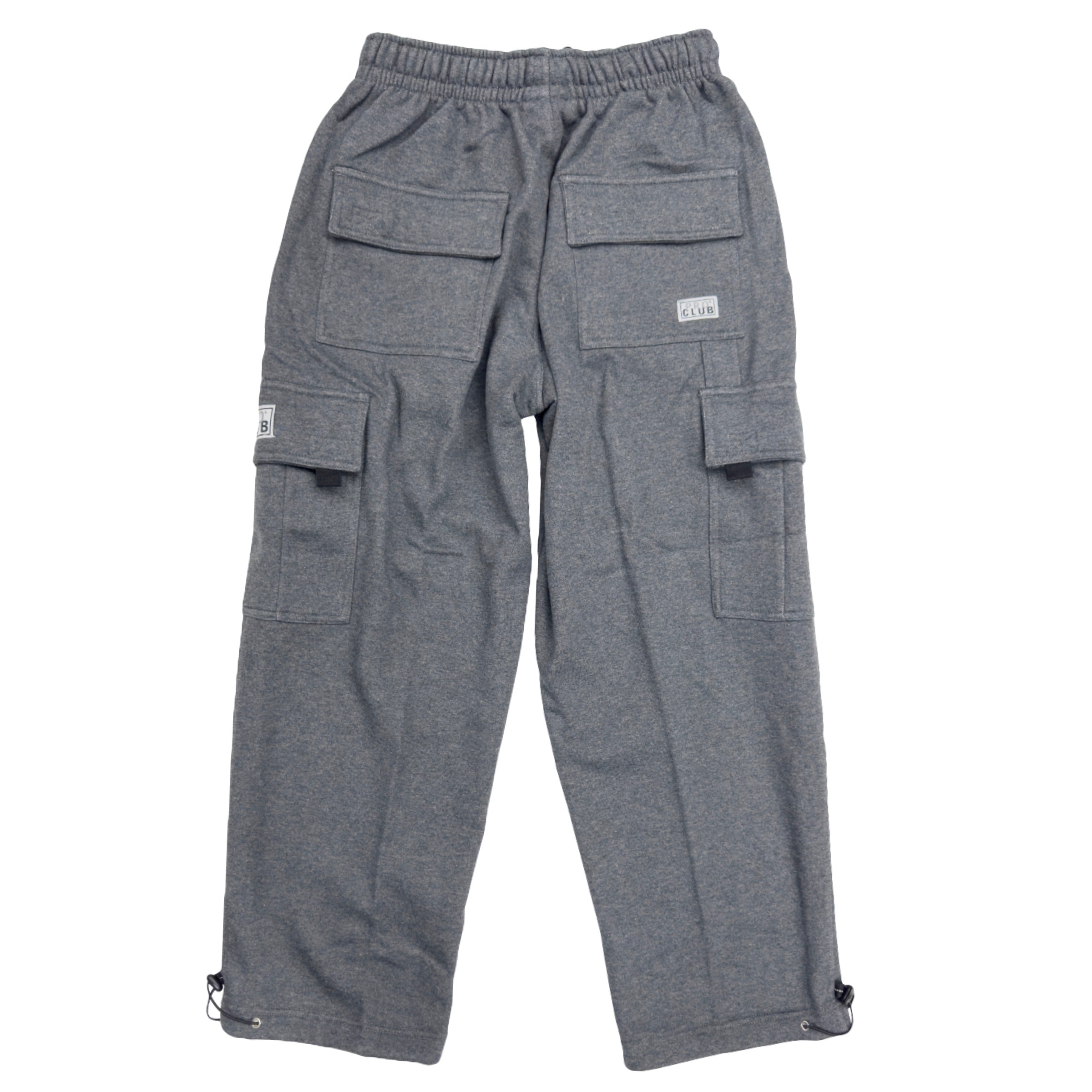 Pro Club selling Men's Heavyweight Fleece Cargo Sweatpants Charcoal; Small