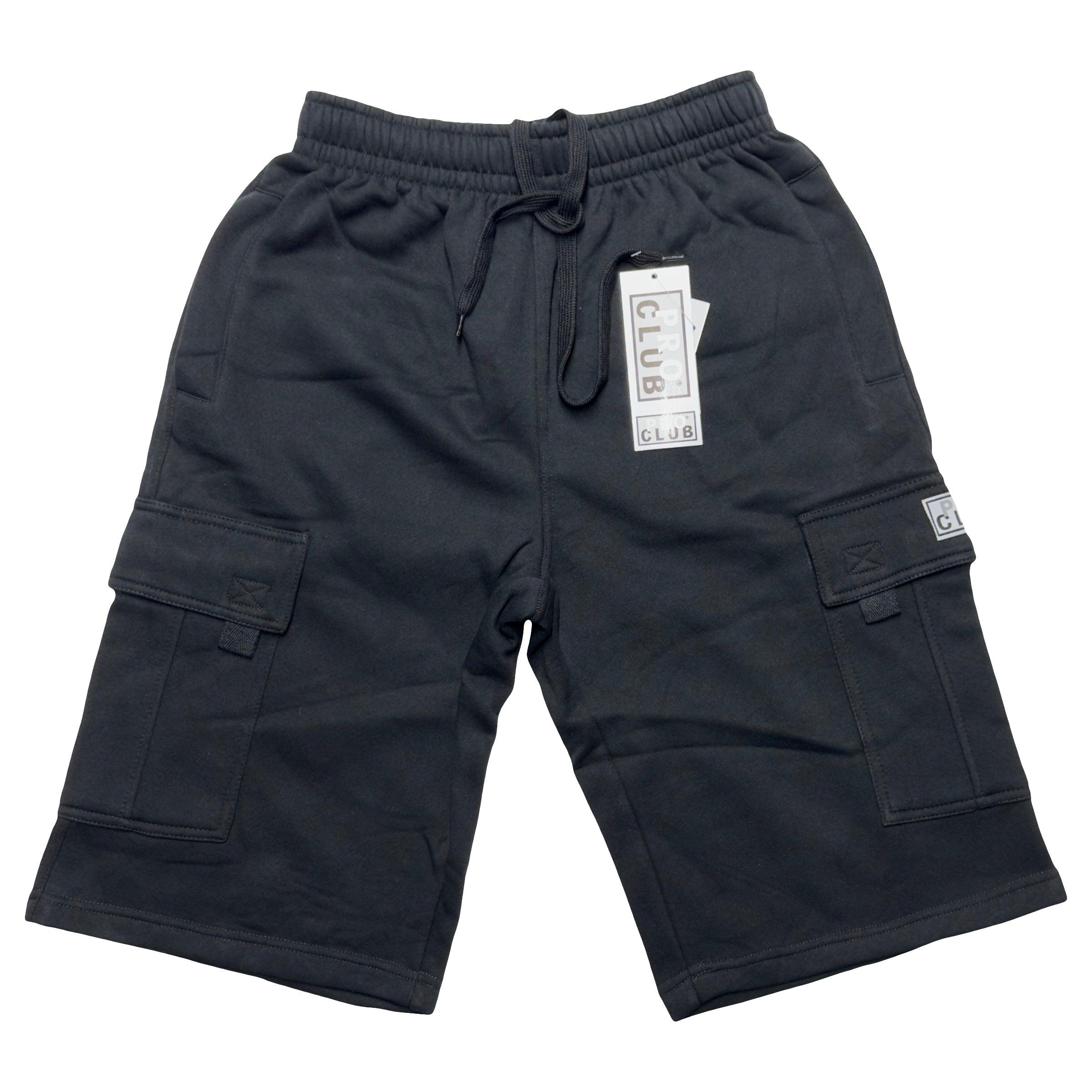 Pro Club Men's Fleece Cargo Shorts - AI Fashion Mart