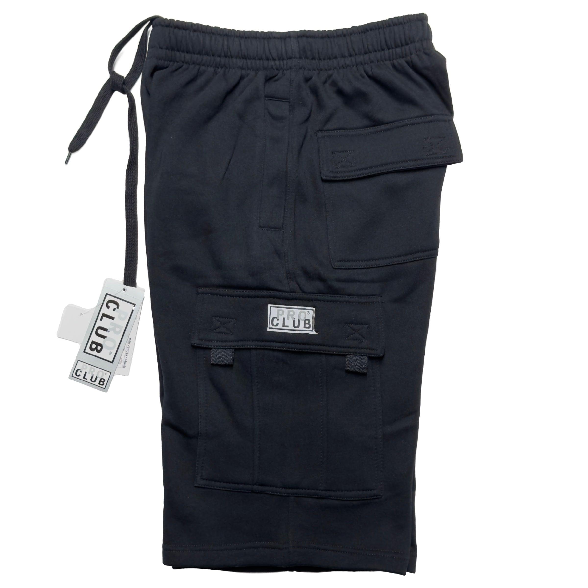 Pro Club Men's Fleece Cargo Shorts - AI Fashion Mart