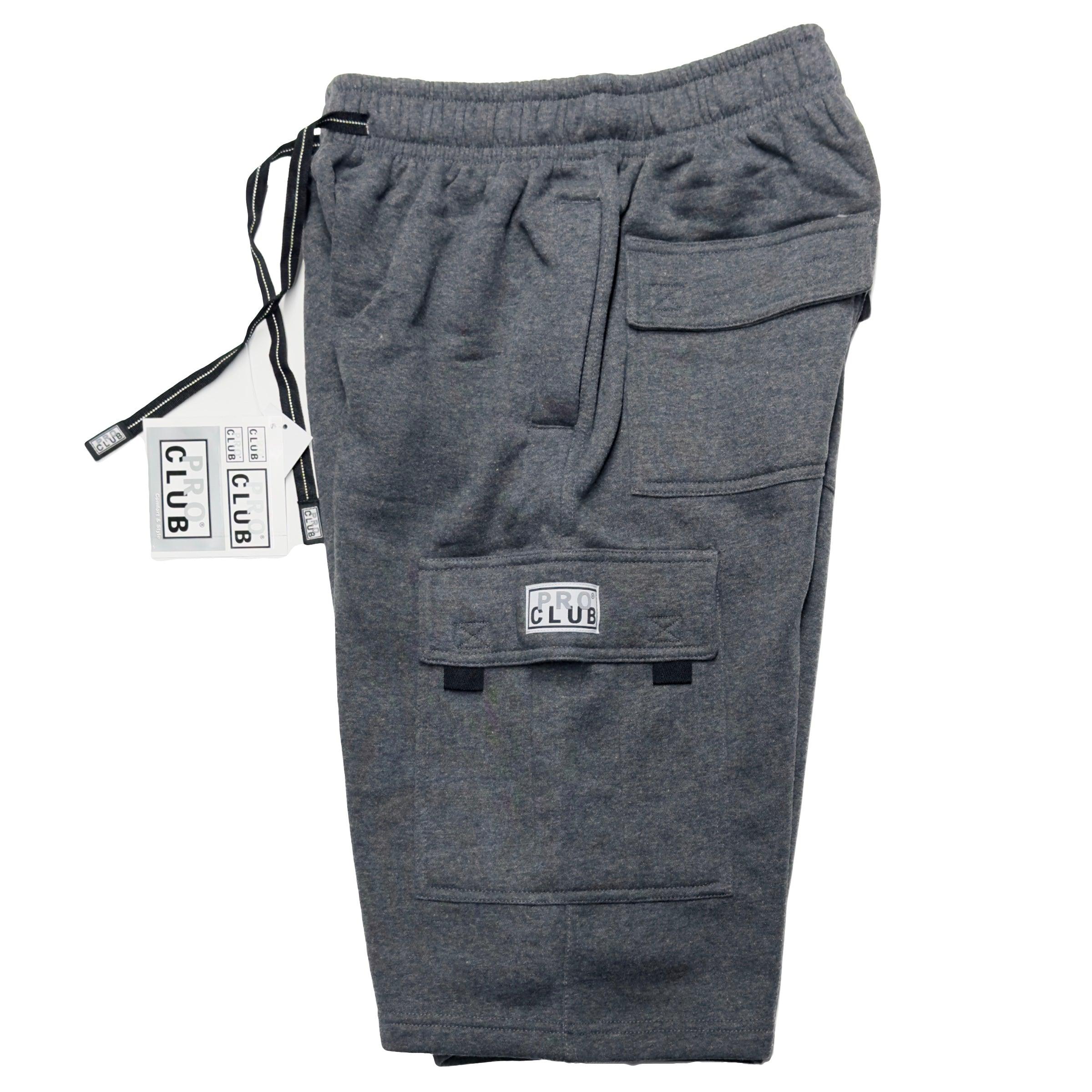 Pro Club Men's Fleece Cargo Shorts - AI Fashion Mart