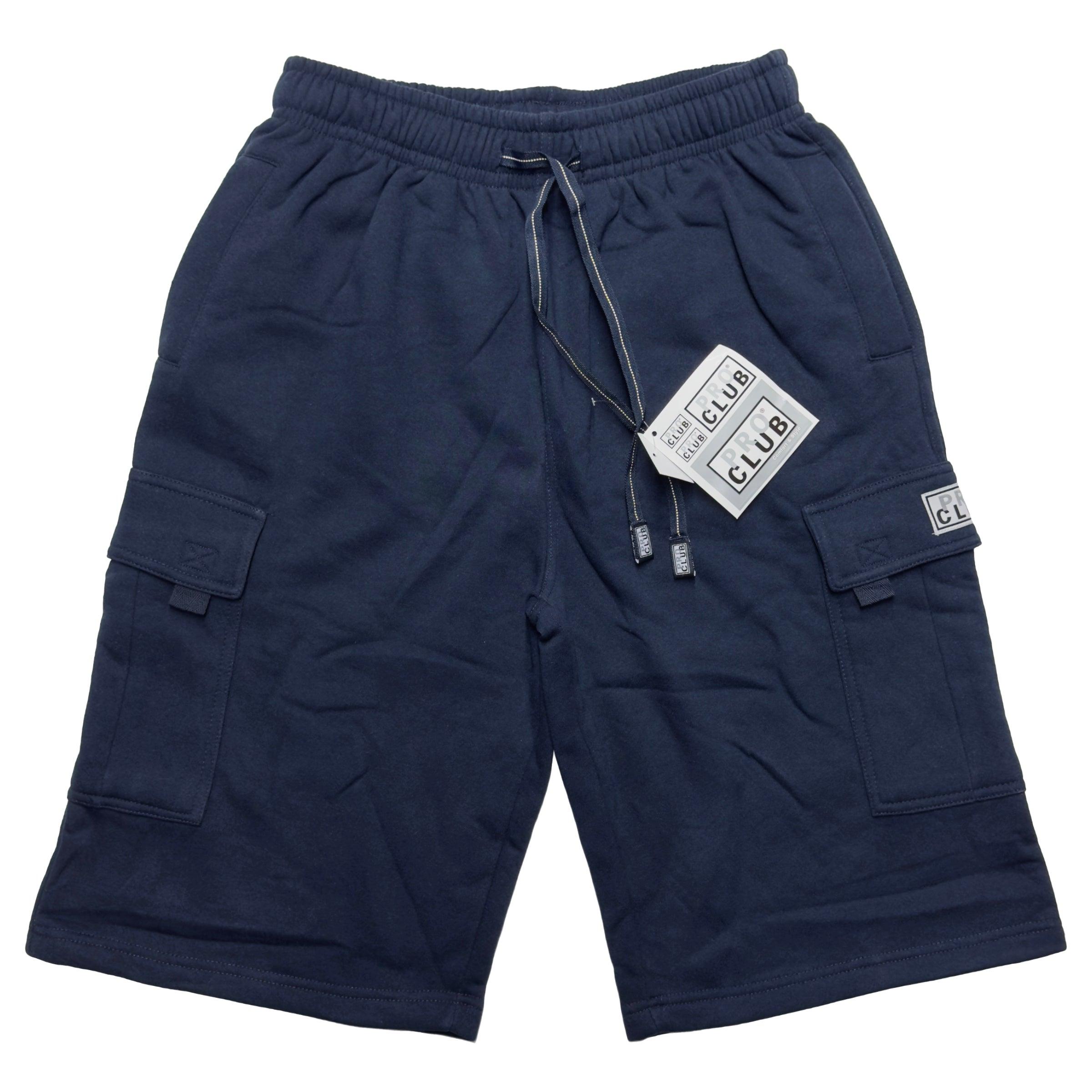 Pro Club Men's Fleece Cargo Shorts - AI Fashion Mart