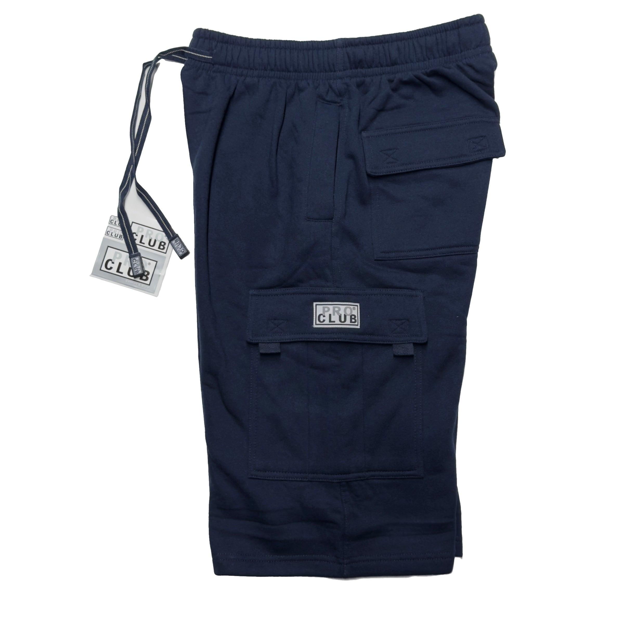 Pro Club Men's Fleece Cargo Shorts - AI Fashion Mart