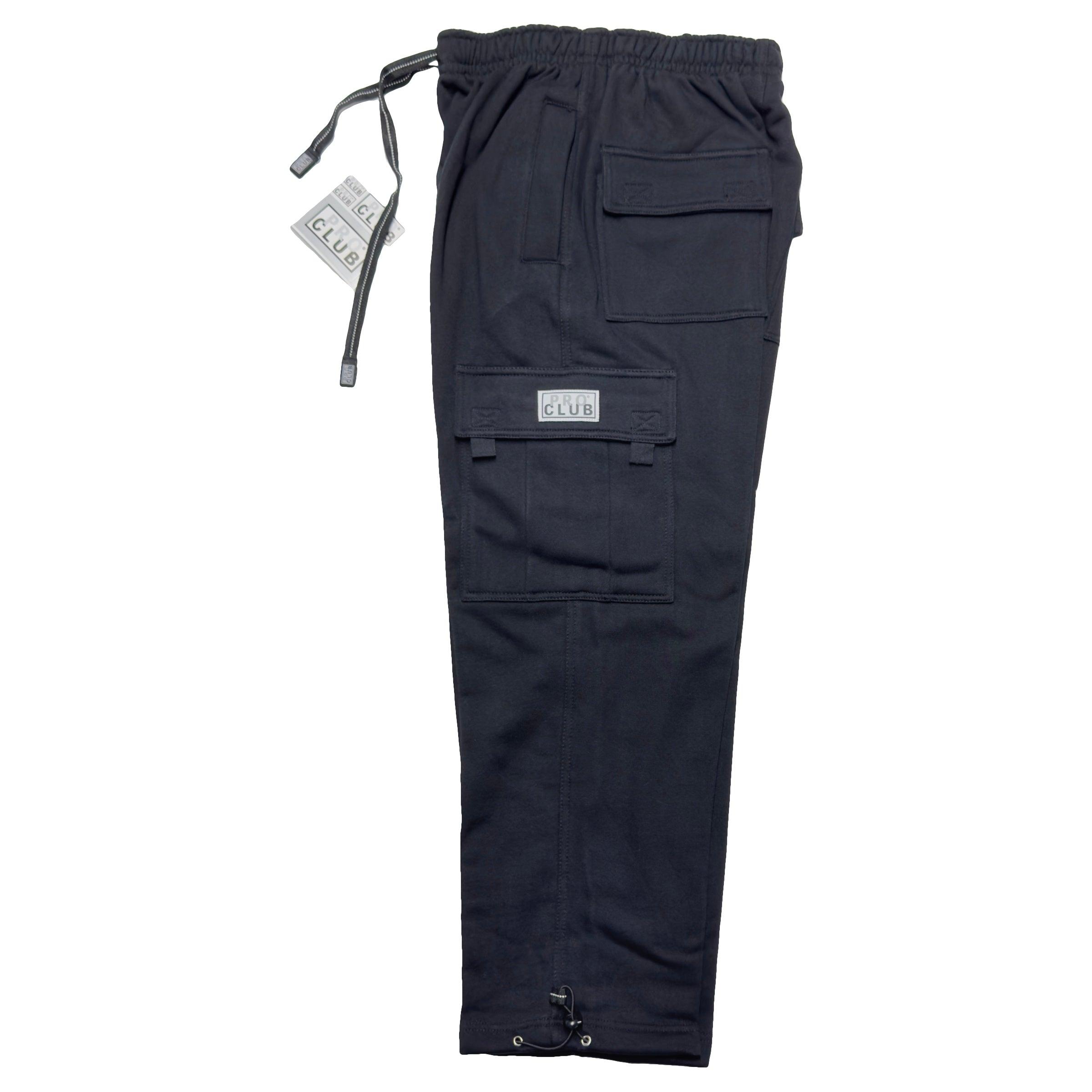 Pro Club Men's Heavyweight Fleece Cargo Pants - AI Fashion Mart