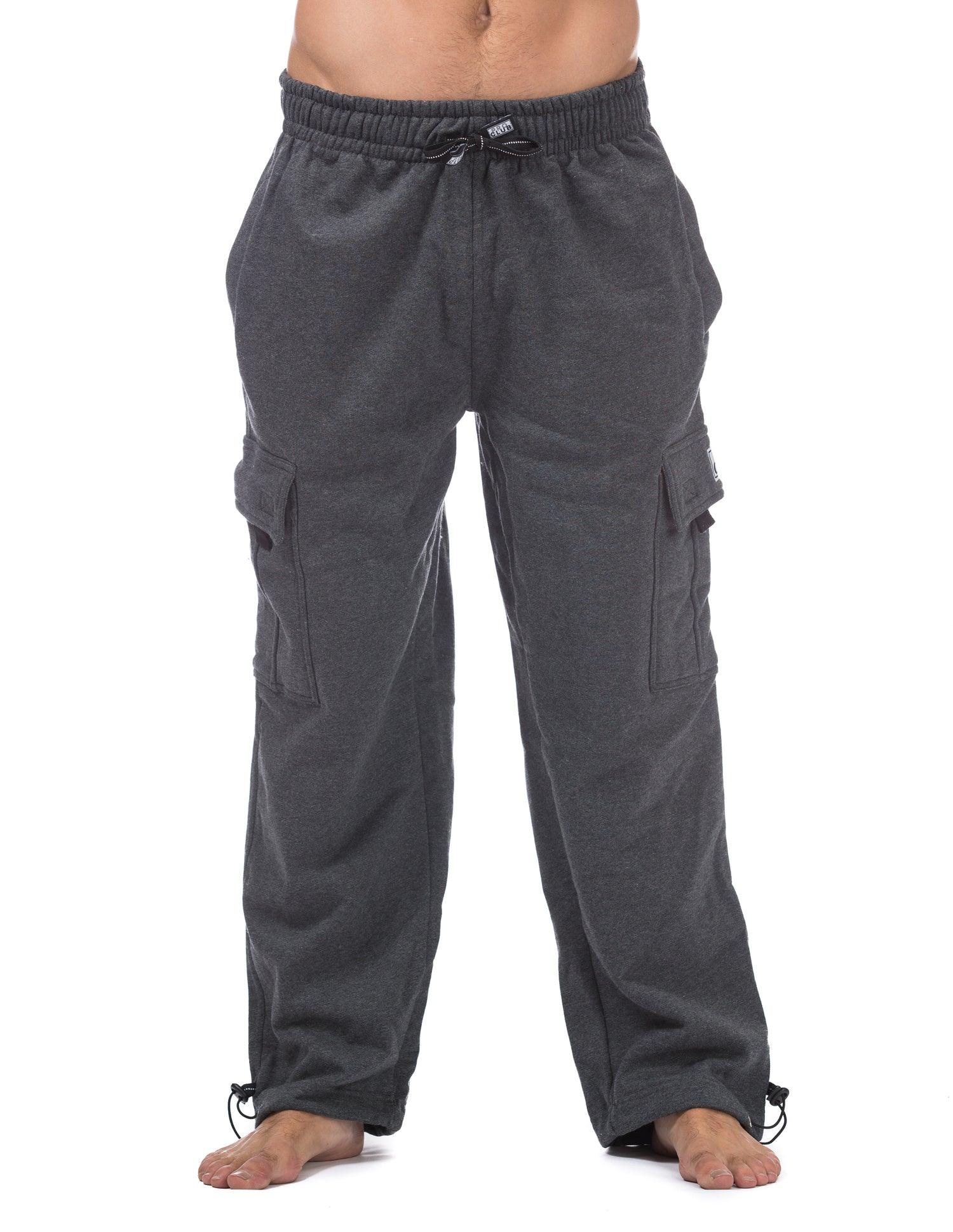 Pro Club Men's Heavyweight Fleece Cargo Pants - AI Fashion Mart