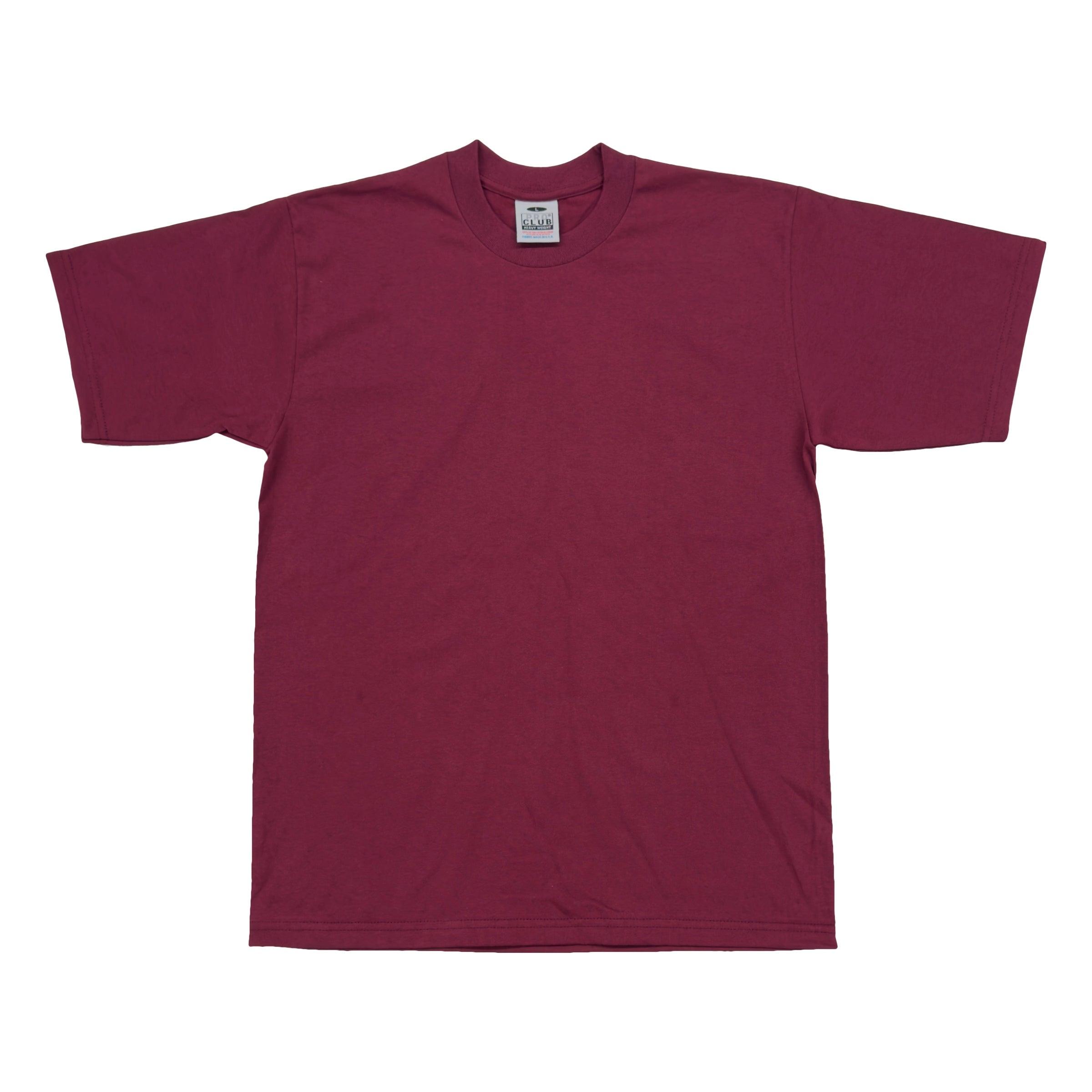 Pro Club Men's Heavyweight Cotton Short Sleeve Crew Neck T-Shirt (More Colors) - AI Fashion Mart