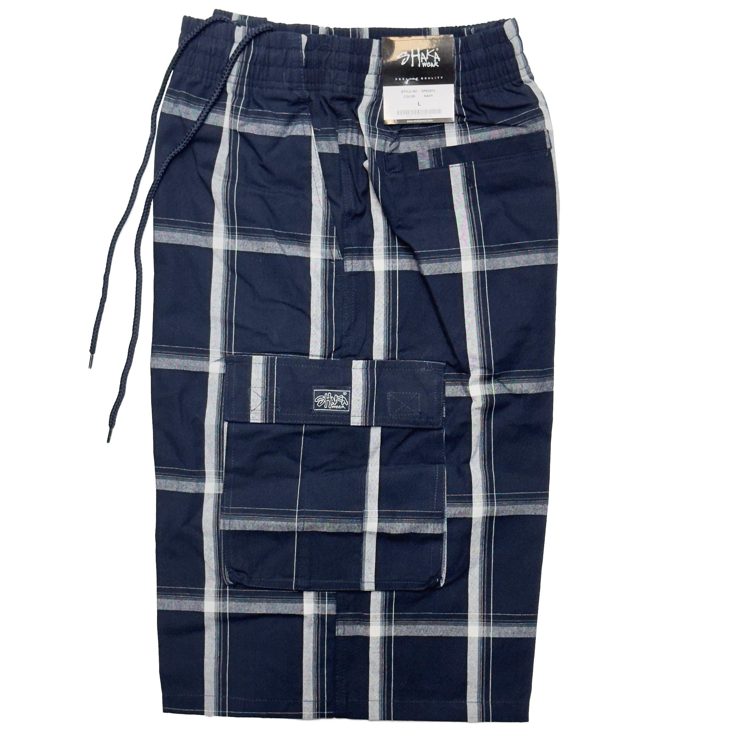 Shaka Wear Plaid Shorts